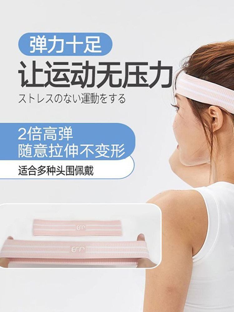 Picture of Sports Headband for Women, Anti-Sweat Band, Sweat-Absorbing Headband, Running Headscarf, Sports Basketball Fitness Sweatband, Yoga Headband