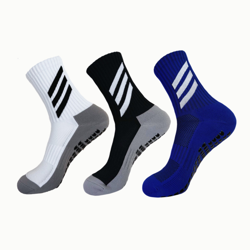 Dispensing mid-calf football socks men's adult youth breathable non-slip socks thickened towel bottom sports socks wholesale