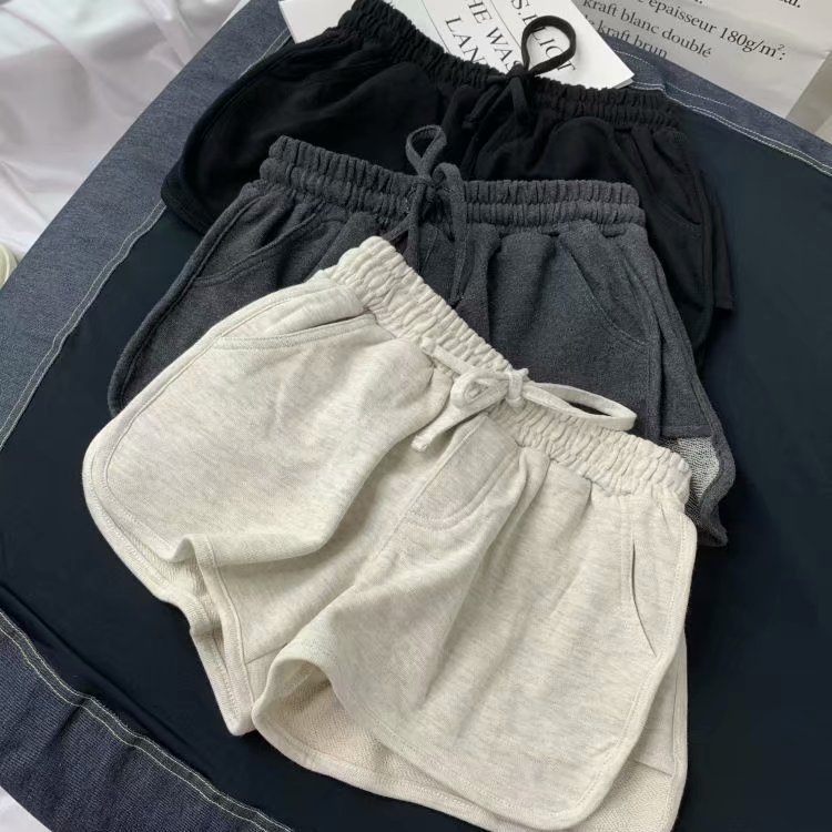 Women's Sports Shorts Summer and Autum New Women's Outer Wear Home Pajamas Casual High-waisted Loose Versatile Hot Pants Trendy