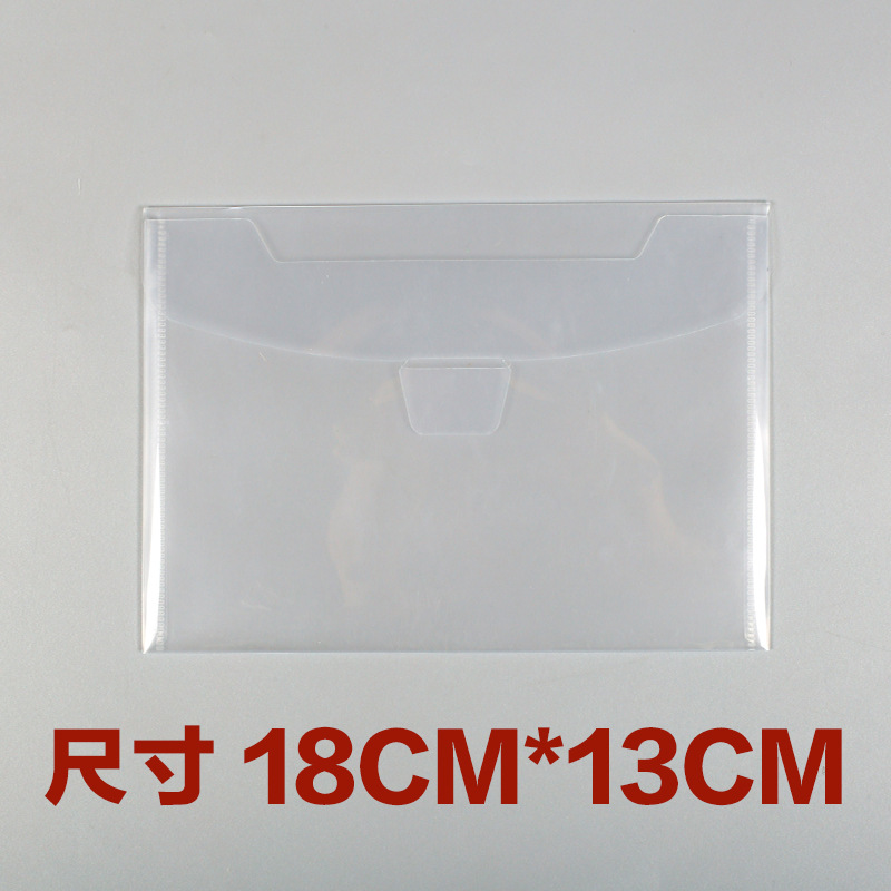 Picture of Changhe wholesale a5 transparent buckle document bag invoice thickened horizontal a6 clip paper storage abrasive vertical knife mold