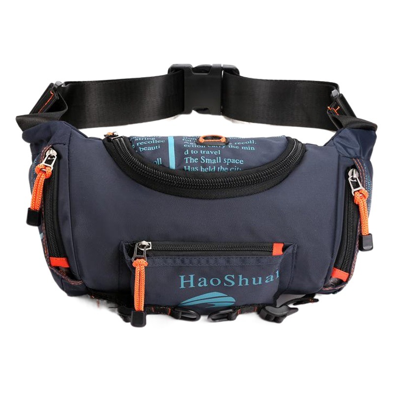 New Multifunctional Outdoor Waist Bag Sports Men's Shoulder Crossbody Bag Waterproof Chest Bag Cycling Climbing Large Capacity Waist Bag