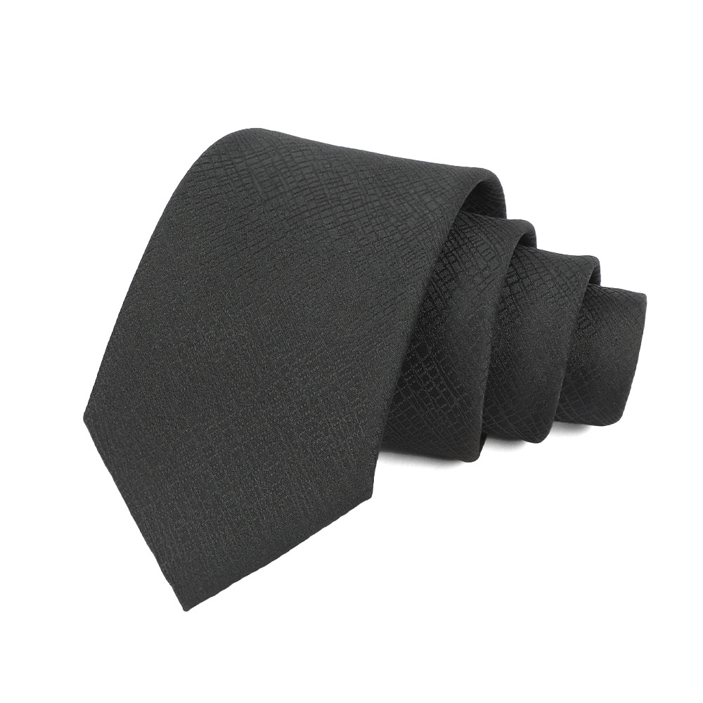 Picture of Men's Tie Business Casual Stripesd Tie 8cm Polyester Jacquard Embroider Print Tie Wholesale Formal Wear