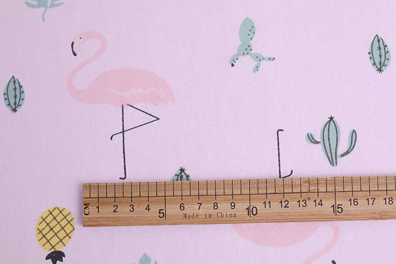 Picture of Combed Cotton Printed Cloth Cotton Wool Printed Knitted Double-sided Cloth Autumn and Winter Climbing Clothes Pajamas Baby Fabric