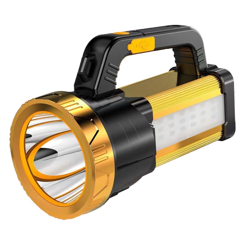 Super bright portable light strong light flashlight rechargeable super bright outdoor lighting household portable Searchlight patrol miner's lamp