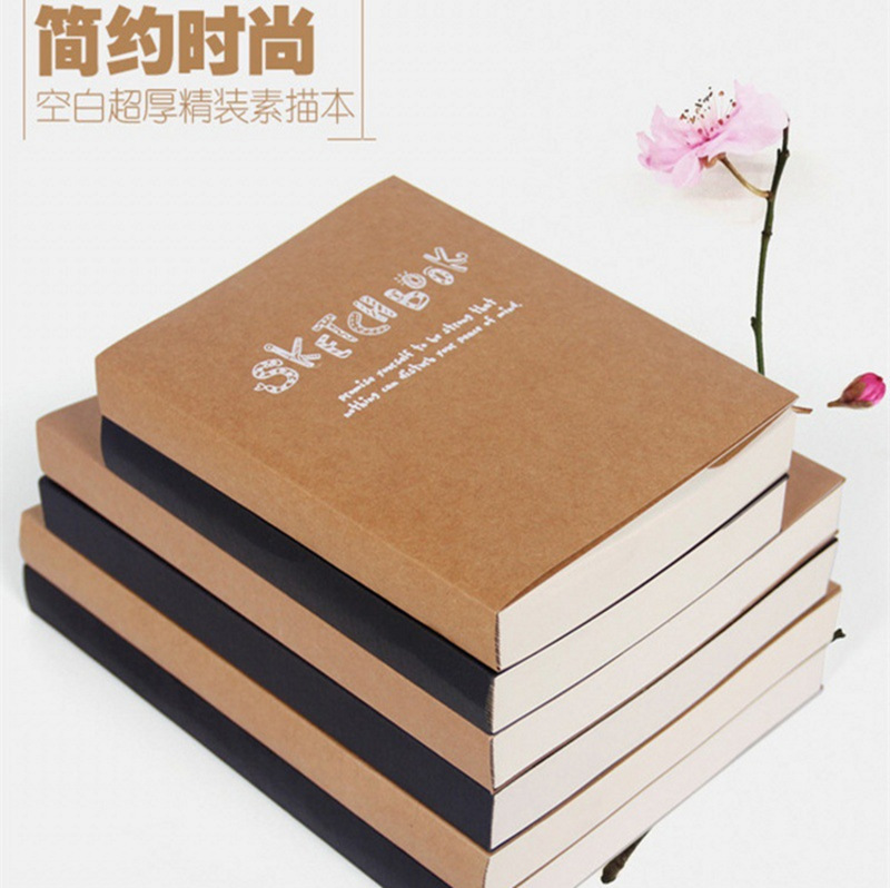 Zunjue A4 sketch book Simple thickened sketch book sketch book A5 coil graffiti hand-painted Painting Book