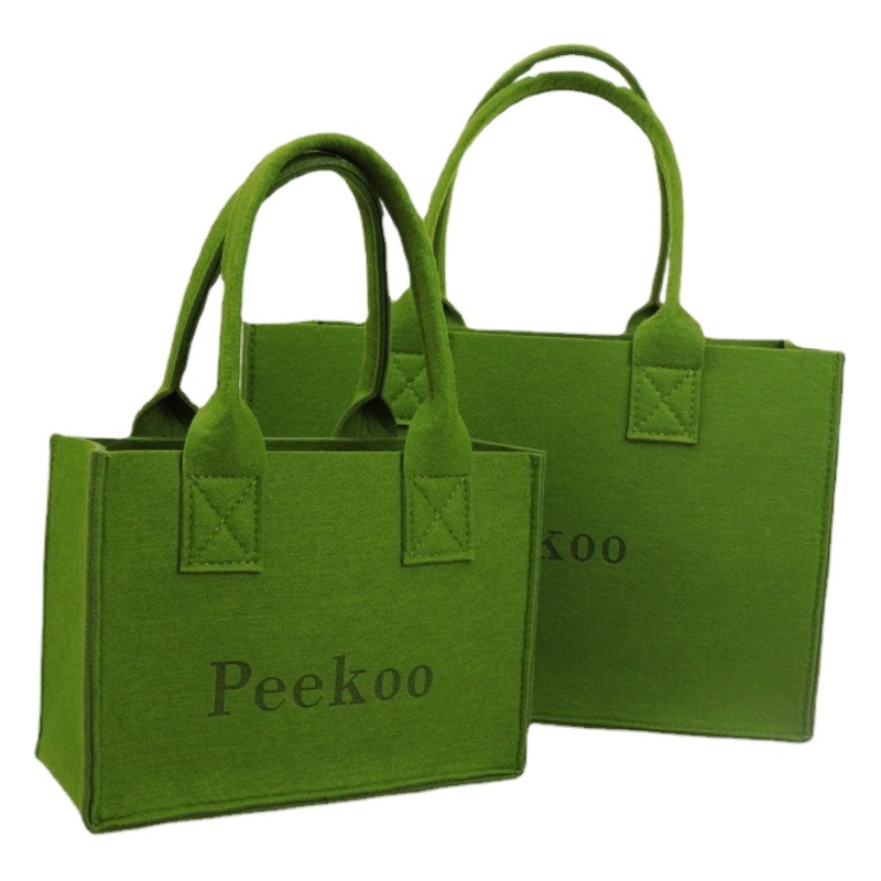Factory wholesale felt bag felt handbag simple letter new fashion handbag felt tote bag