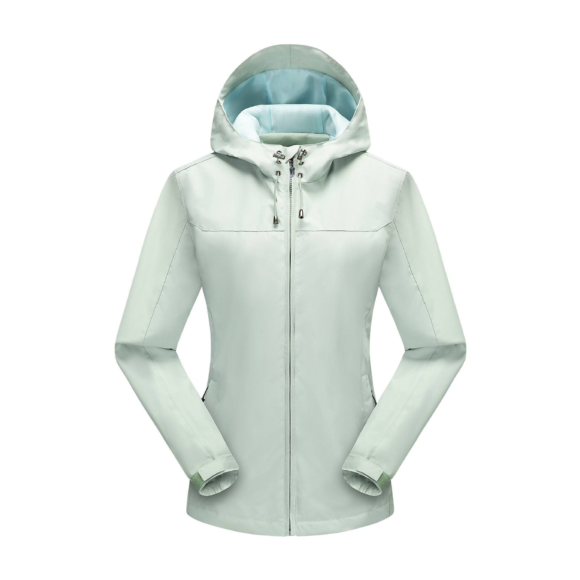 Picture of Outdoor windproof waterproof four-season mountaineering suit men's thin spring and autumn single-layer jacket women's one-piece hair