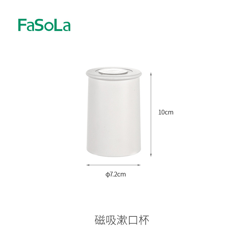 Picture of Mirror cabinet under magnetic suction mouthwash cup toothbrush cup family non-perforated a four-mouth cabinet bottom upside down tooth cup holder wash cup