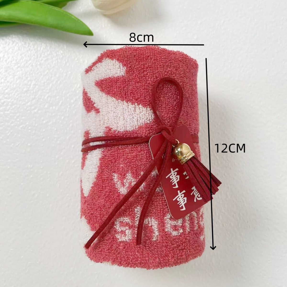 Picture of Hand-to-hand gift towel large square towel rich and beautiful wedding gift towel Xi shop trend ceremony bear towel wholesale