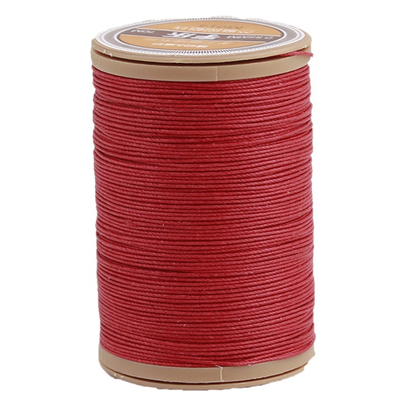 Hemp wax thread in stock supply factory small wholesale 0.55mm pure ramie wax thread sewing round wax thread