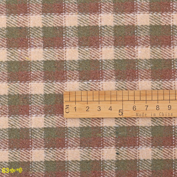 Picture of 260Gms Thickeneded Spot Wholesale Yarn-Dyed Cotton Yarn Plaid Velvet Children's Jacket Tr Fabric British Style Fabric