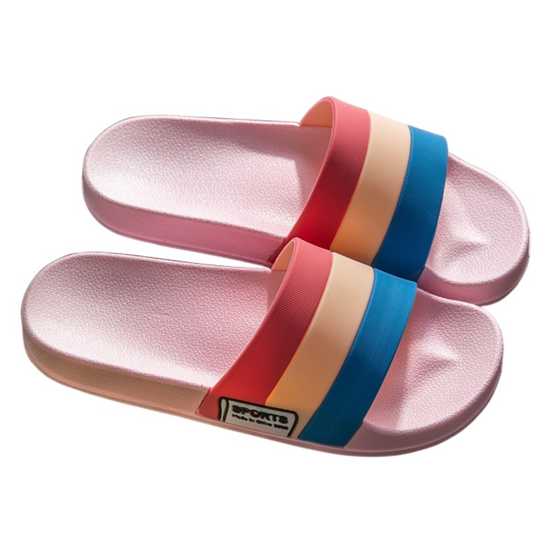 Summer Slippers Women's Indoor Non-slip Soft Bottom Couple's Home Bathroom Bath Non-slip Fashionable Simple Men's Sandals