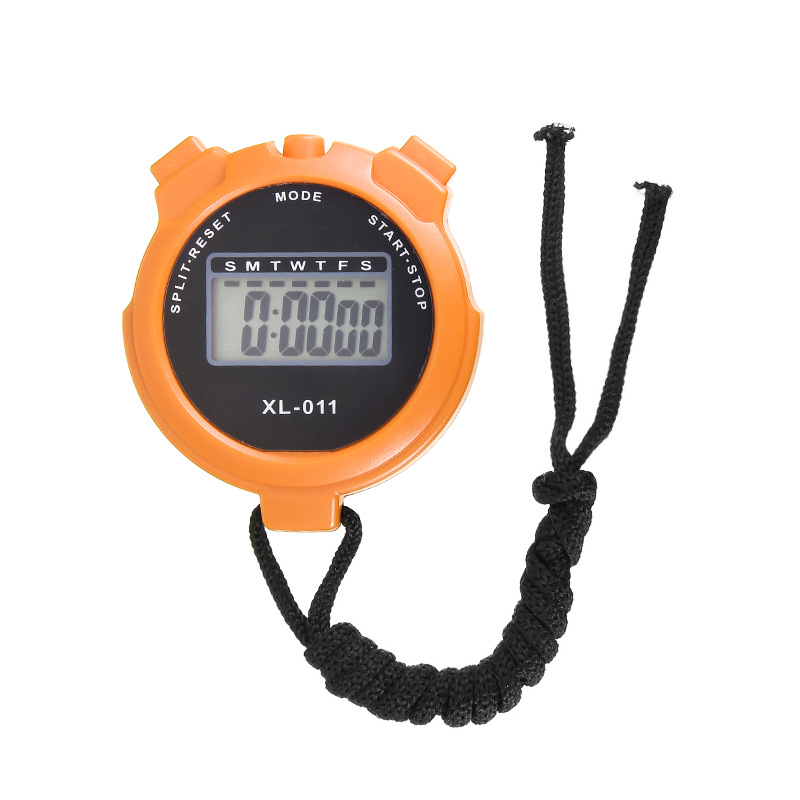 Picture of Stopwatch Timer Electronic Stop Watch Two Track Stopwatch Referee Training Fitness Equipment Waterproof Electronic Watch XLJ011