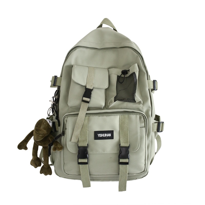 Picture of ins schoolbag women's Korean-style Harajuku ulzzang high school student junior high school student simple backpack men's large capacity backpack