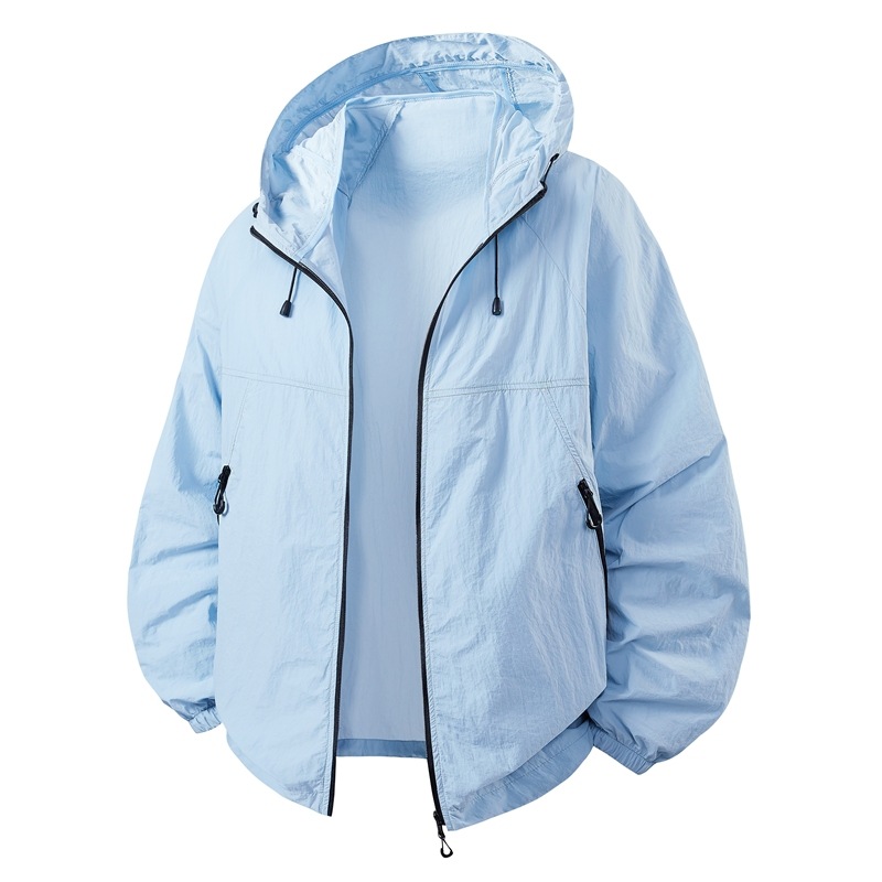 Summer Jacket with Hooded Skin Jacket for Men and Couples, Ultra-Thin and Breathable Summer Jacket