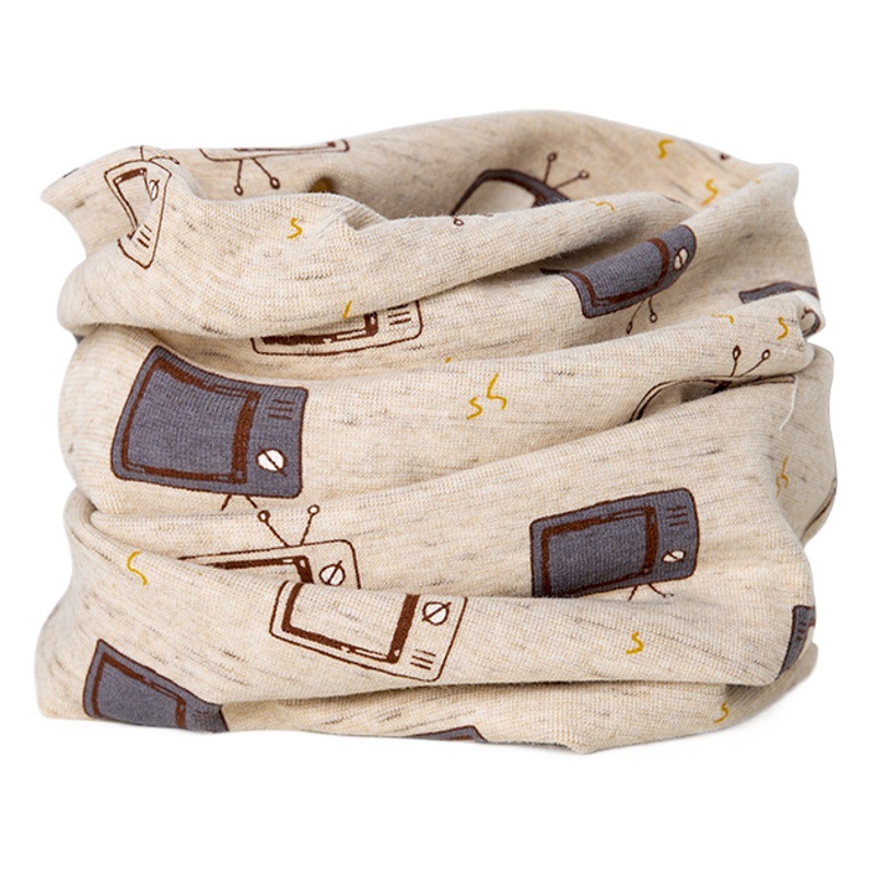 Aitao factory wholesale children's scarf autumn and winter pullover cotton Korean scarf boneless neck sleeve warm neck sleeve