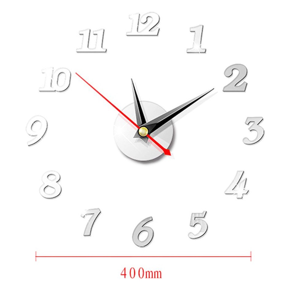Amazon's Best-Selling Products Living Room Oversized Acrylic DIY Wall Clock Living Room Creative Stereo Wall Sticker Clock