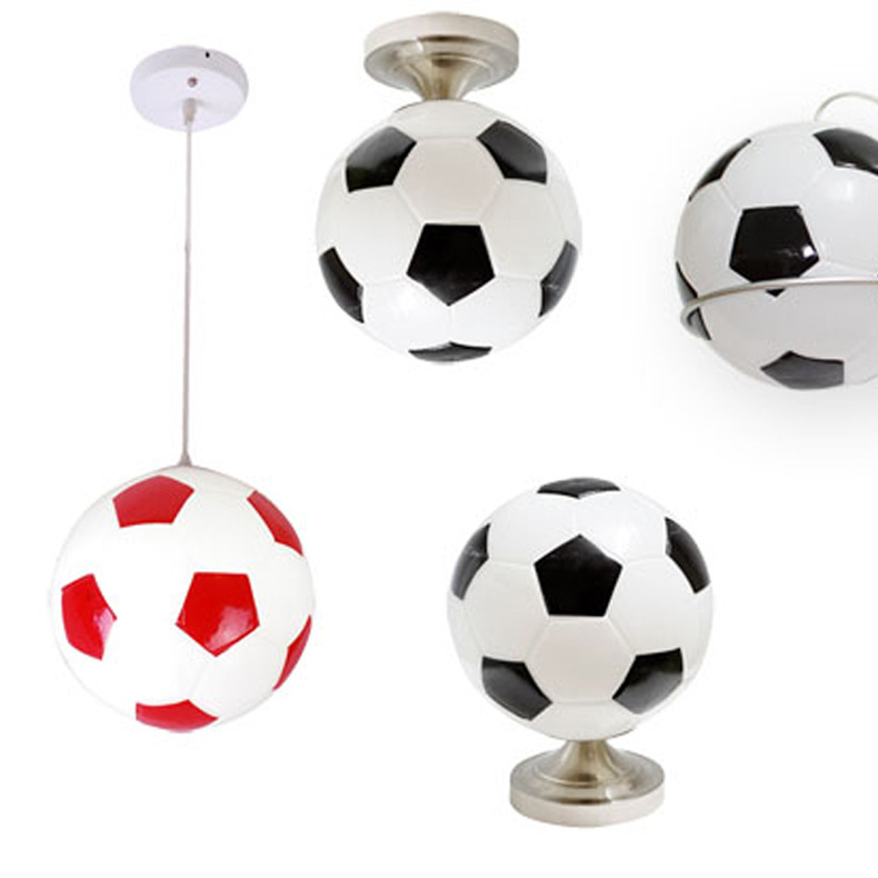 Picture of Amazon Explosions Football Basketball Glass Chandelier Theme Bar Restaurant Children's Room Decorative Lights Away Ceiling Lights