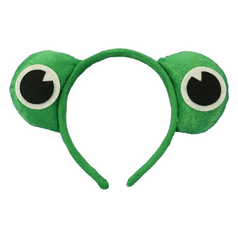 Six-One Little Frog Headband Bow Tie Two-Piece Children's Tadpole Headband Play Holiday Props Performance Ball Hair Accessories