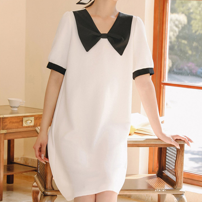 Pregnant Women's Summer Dress dress Summer Pregnant Women's Dress V-neck New plus size Top T-shirt Long Dress Spring suit Fashion