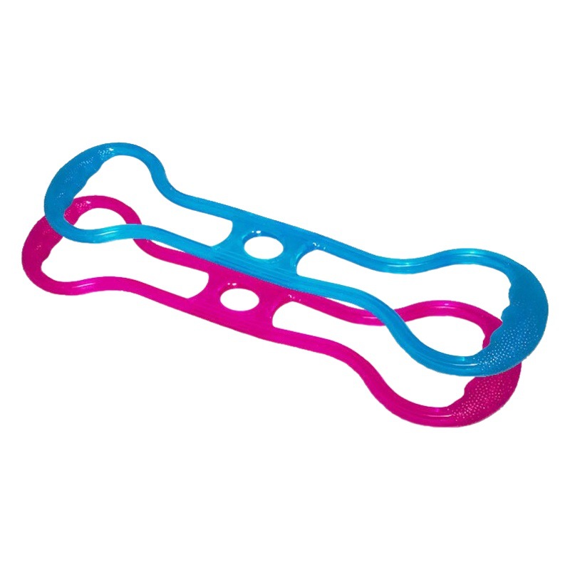 Yoga Elastic Band Fitness Tension Ring Latex Resistance Band Rope Decompression 8-Figure Tensioner Sports Chest Expansion Stretch Band