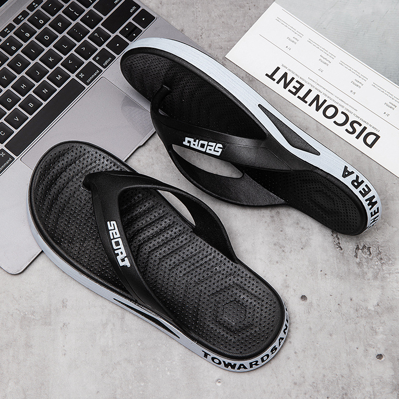 Picture of New minimalist flip-flops men's outer wear non-slip outdoor leisure flip-flops men's beach fashion sandals wholesale