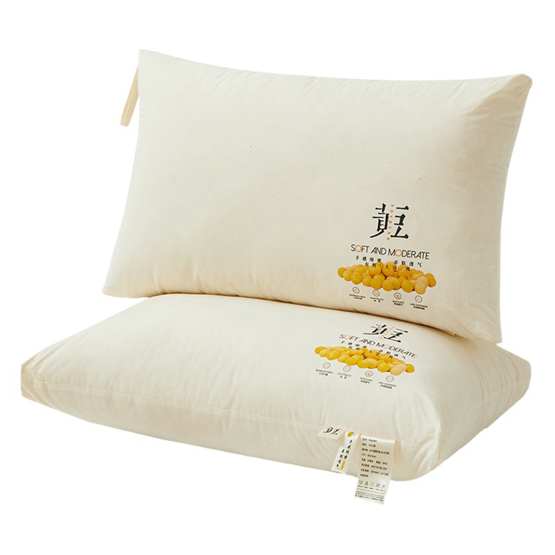 [Cost-effective soybean pillow] Class A cotton pure cotton soybean fiber pillow neck pillow core adult soybean pillow