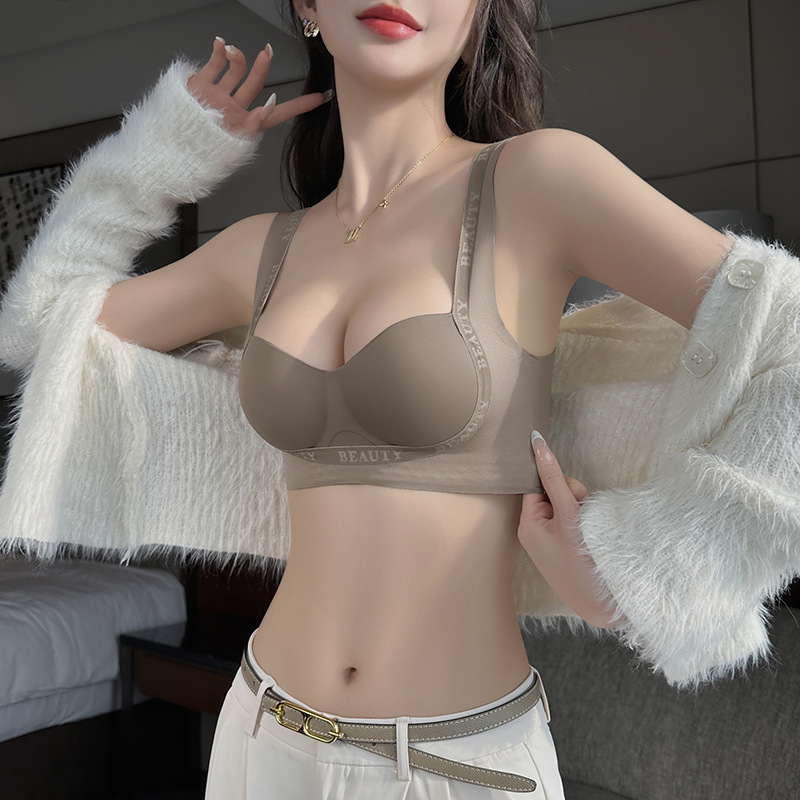 Push up underwear women's small chest big upper collection breast anti-sagging underwear suit adjustable flat chest special bra