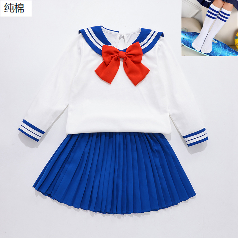 Picture of Children's Autumn Suit Sailor Moon Cosplay Stage Catwalk Water Ice Moon Dress Female Performance Clothing K-Style