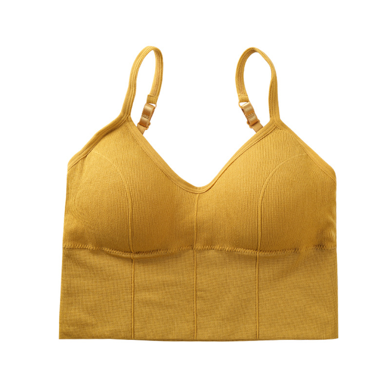 Picture of Kaka's Same Style Large U-Shaped Thread Beautiful Back Wrapped Chest Tube Top Seamless Wire-Free Bottoming Sports Vest Suspbottomer Intimates