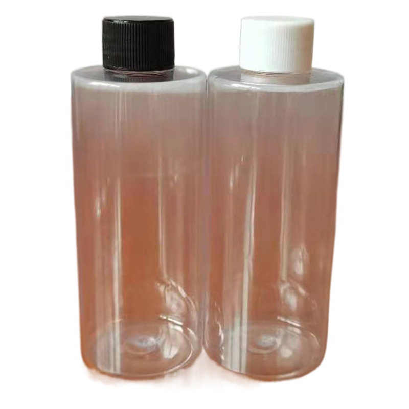 200ml flat shoulder pet plastic bottle cosmetics pure Dew sub-bottle makeup remover transparent empty bottle ordinary twist cap bottle