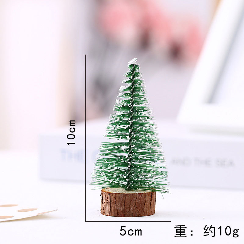 Picture of Mini Christmas tree Christmas Cedar desktop white pine needle tree window decoration Christmas gift Christmas decorations