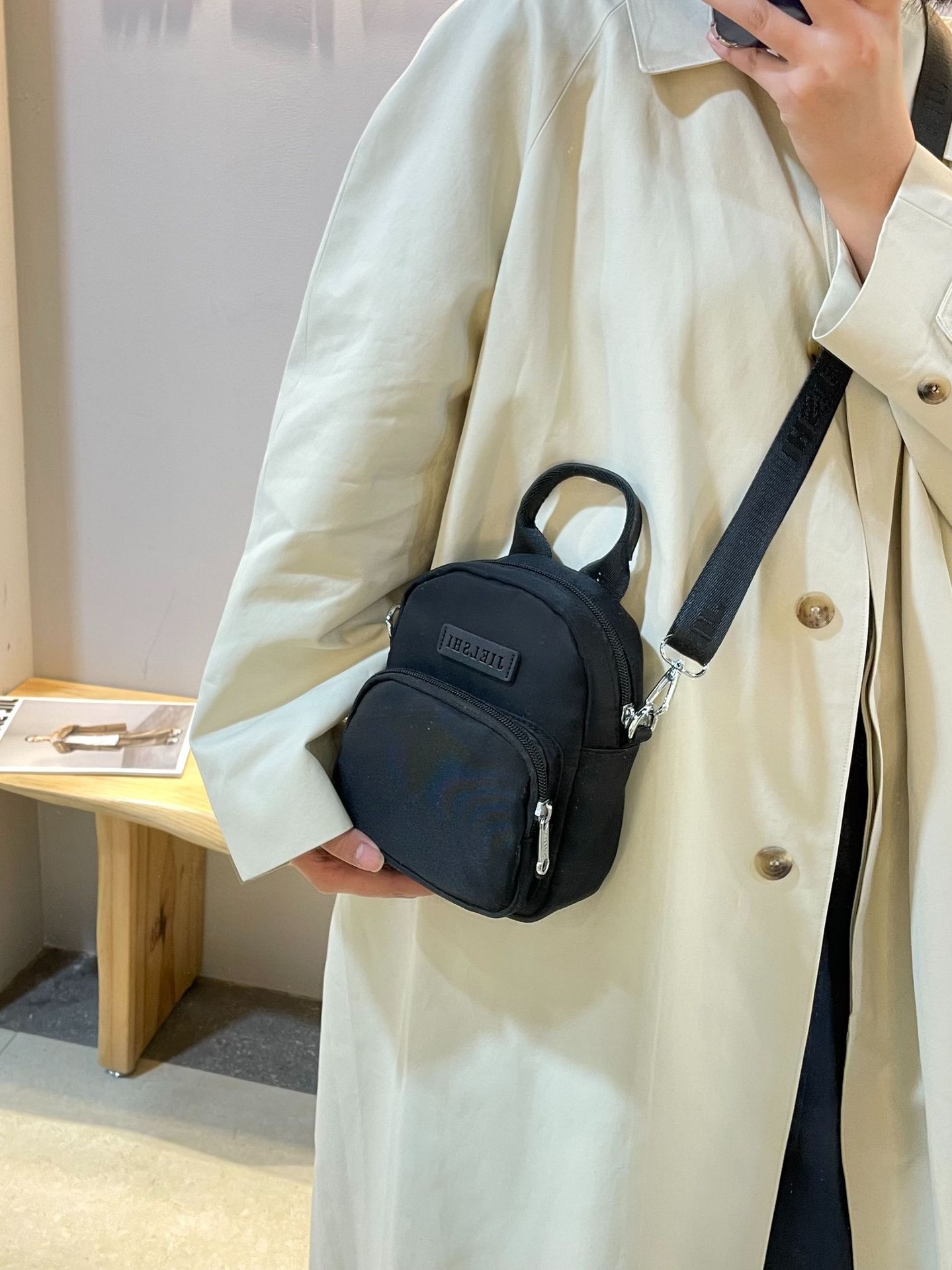 Picture of Jierangshi Factory New Simple All-match Lightweight Shoulder Bag Fashionable Waterproof Nylon Cloth Bag Women's Crossbody Bag