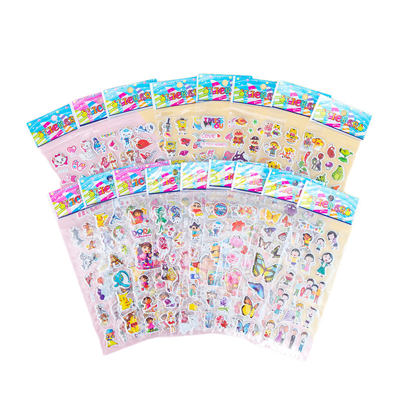 Picture of 3D bubble stickers children's cartoon stickers cartoon princess stickers kindergarten reward stickers wholesale