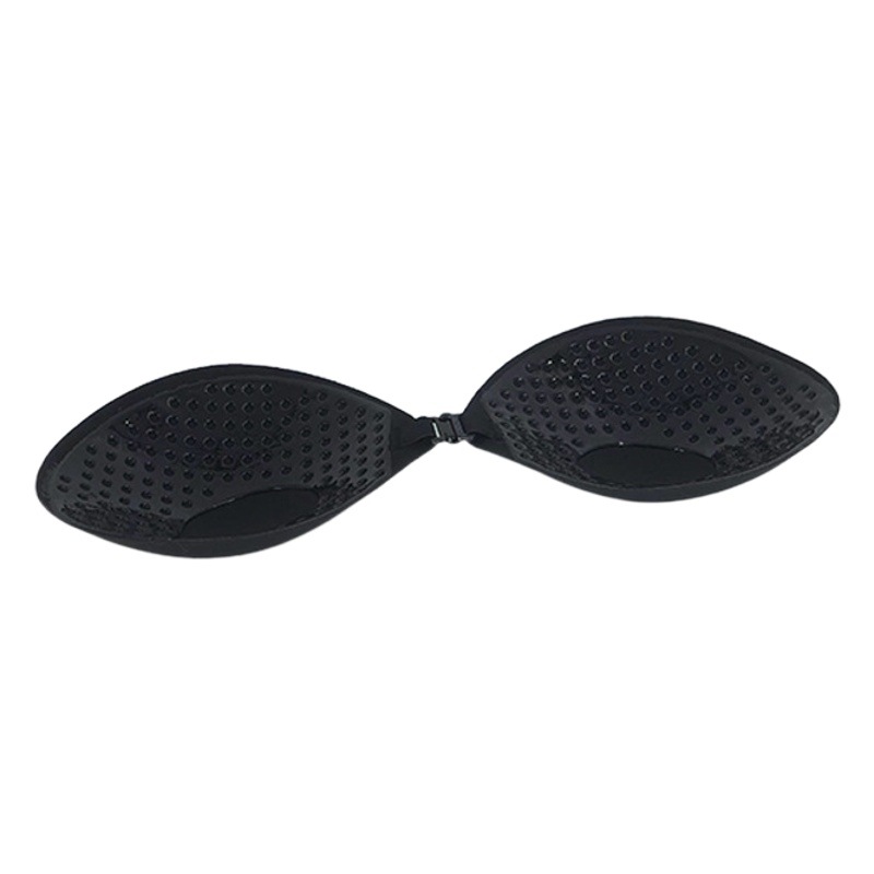 Picture of Cross-border Strapless Glossy Cloth Invisible Round Cup Push-up Breathable Silicone Breast Sticker Swimsuit Wedding Dress Breast Sticker Bra