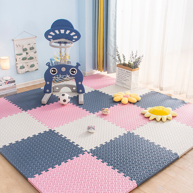 Picture of Spliced Floor Mat Baby Crawling Mat Kidsren's Crawling Foam Mat Anti-Fall Floor Bedroom Thickeneded Mat Home