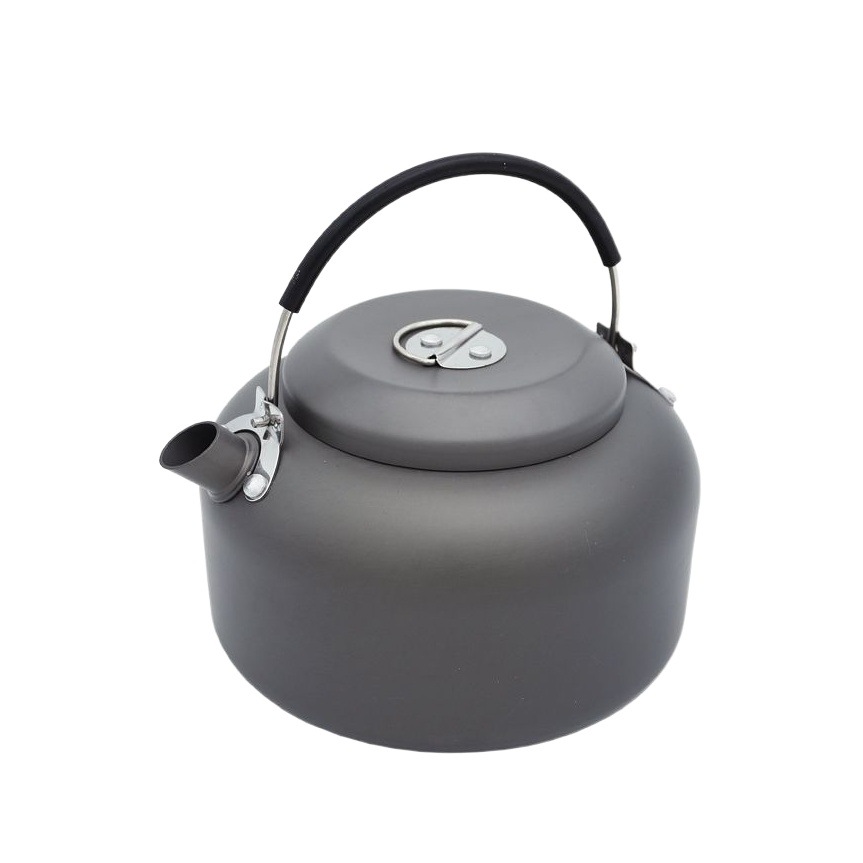 Outdoor Camping Kettle 1.4L Household Tea Kettle Camping Large Kettle Portable Camping Aluminum Kettle 0.8L