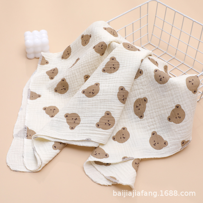 Picture of Baby Towel two-layer cotton gauze class A bath towel hospital newborn bag newborn bath towel wholesale