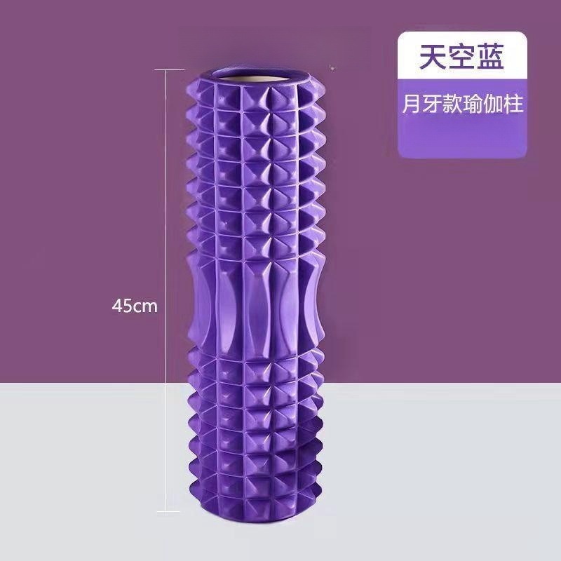 Picture of Factory sales hollow yoga column Mace EVA foam shaft muscle relaxer fitness massage stick roller barrel