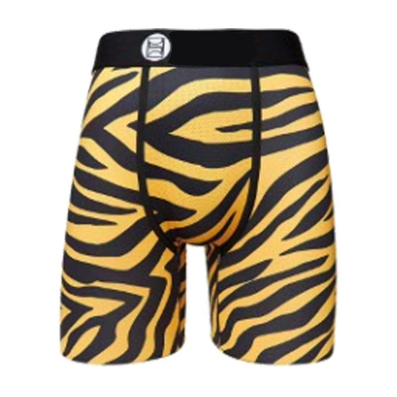 Picture of Men's Underwear Cartoon Print Men's Quick-Drying Boxer Briefs Sports Underwear Fitness Extended Underwear Men's Wholesale