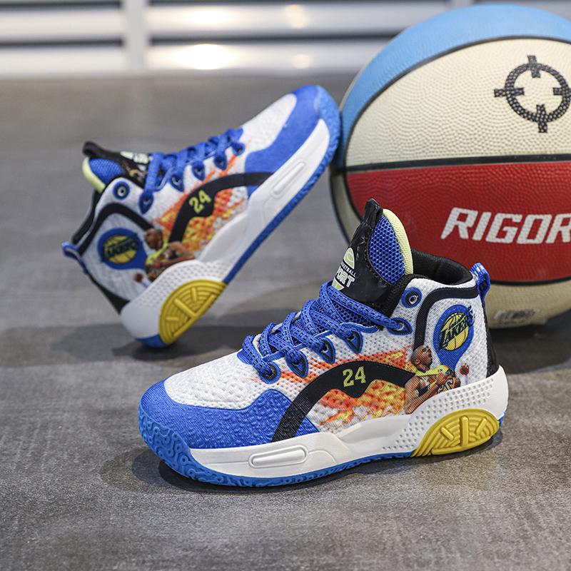 Cheap basketball shoes new mesh sneaker 2024 autumn new children's sneaker light big children's sneakers