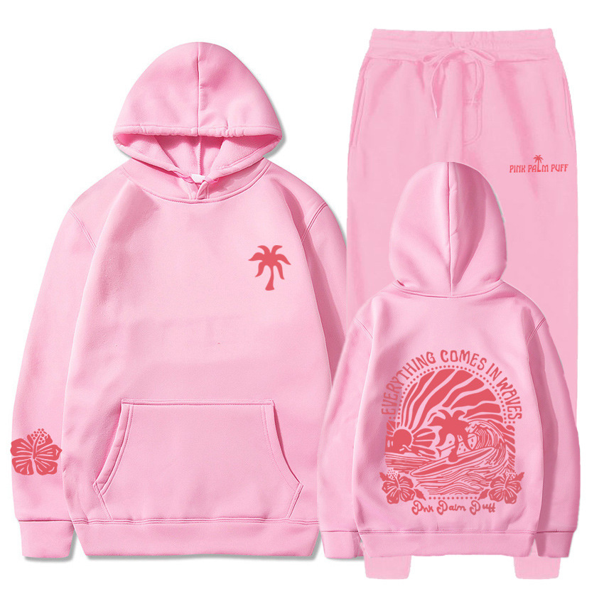 EVERYTHING COMESIN WAVES Hoodie suit CHASING SUN S ETS Sweater