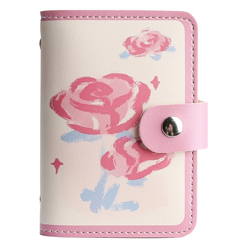 New Certificate Cartoon Card Case Large Capacity Multi-Card Portable Anti-Degaussing Card Case Driver's License Case Ultra-thin Small Wallet