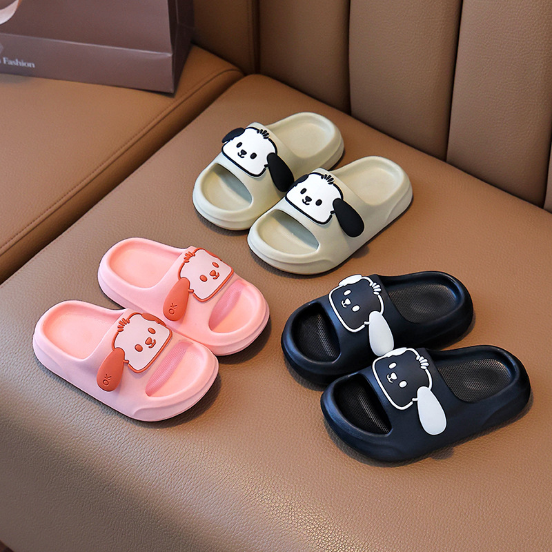 EVA Slippers Feeling Women's Summer Cartoon Cute Non-slip Indoor Bathing Thick Bottom Slippers Baby Sandals