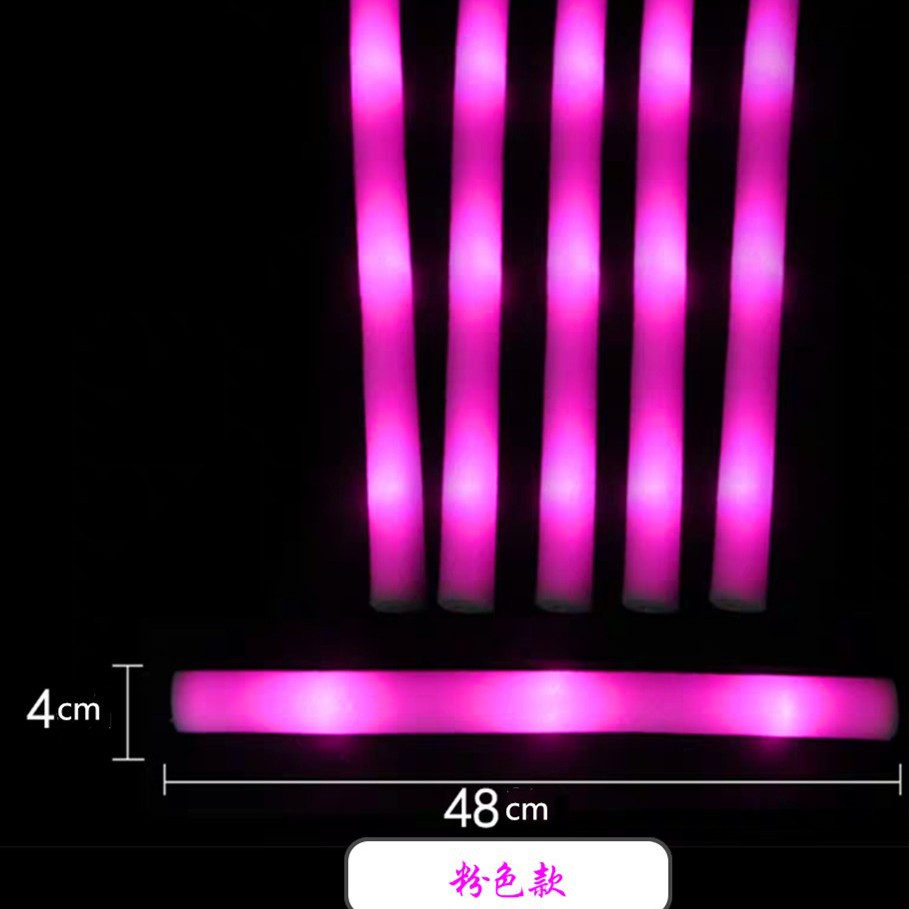 Picture of Sponge Glow Stick LED Large Concert Colorful Glow Stick Foam Stick Glow Stick Printed LOGO