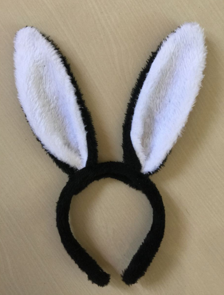 Picture of Easter Bunny Ears Headband Sequined Easter Bunny Plush Bunny Girl Small Animal Headband Props