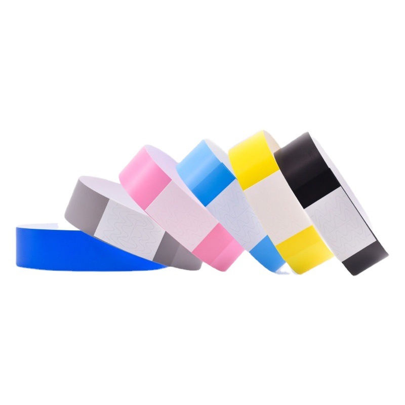 New Fluorescent Solid Color Color Waterproof Disposable Bracelet Children's Wristband Birthday Party Jewelry Activities Universal Ring