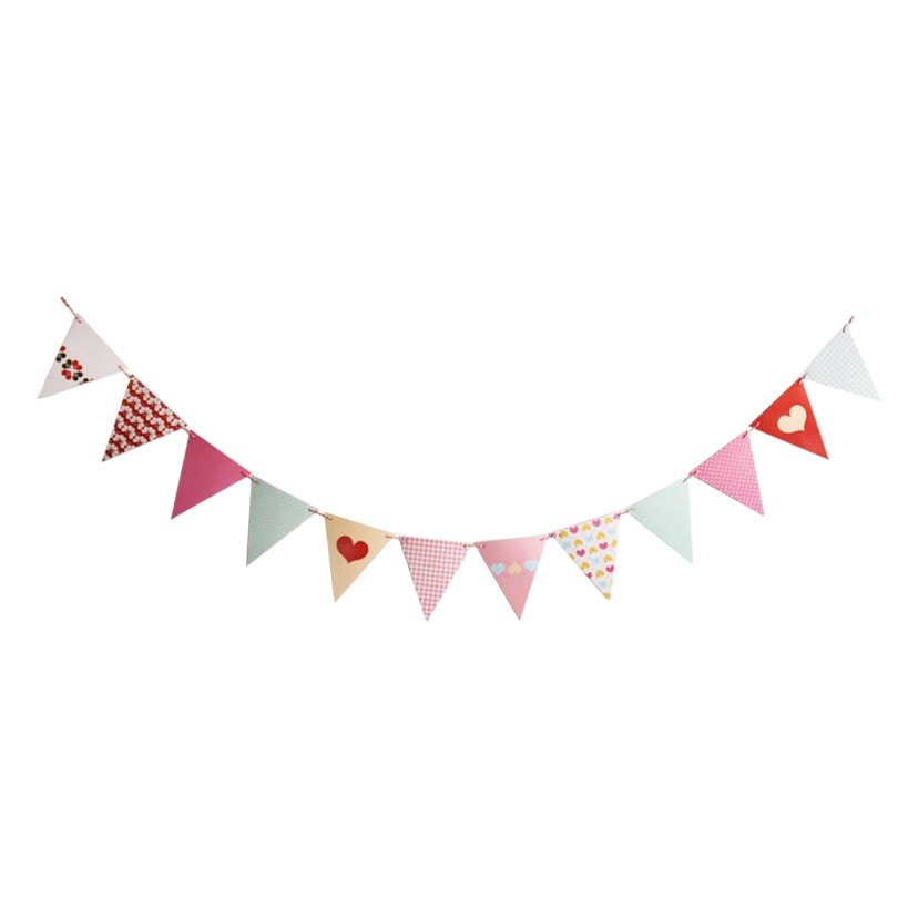 Wholesale New Pirate Style Small Ship Anchor Triangle Color Flag DIY Flower Hanging Ornaments Party Decoration Color Flag Party Supplies