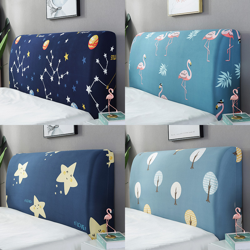 Nordic Bedhead Cover High Elastic Dust Cover Home Backrest Cover 1.8 m 1.5 Elastic Bedhead Cover Universal