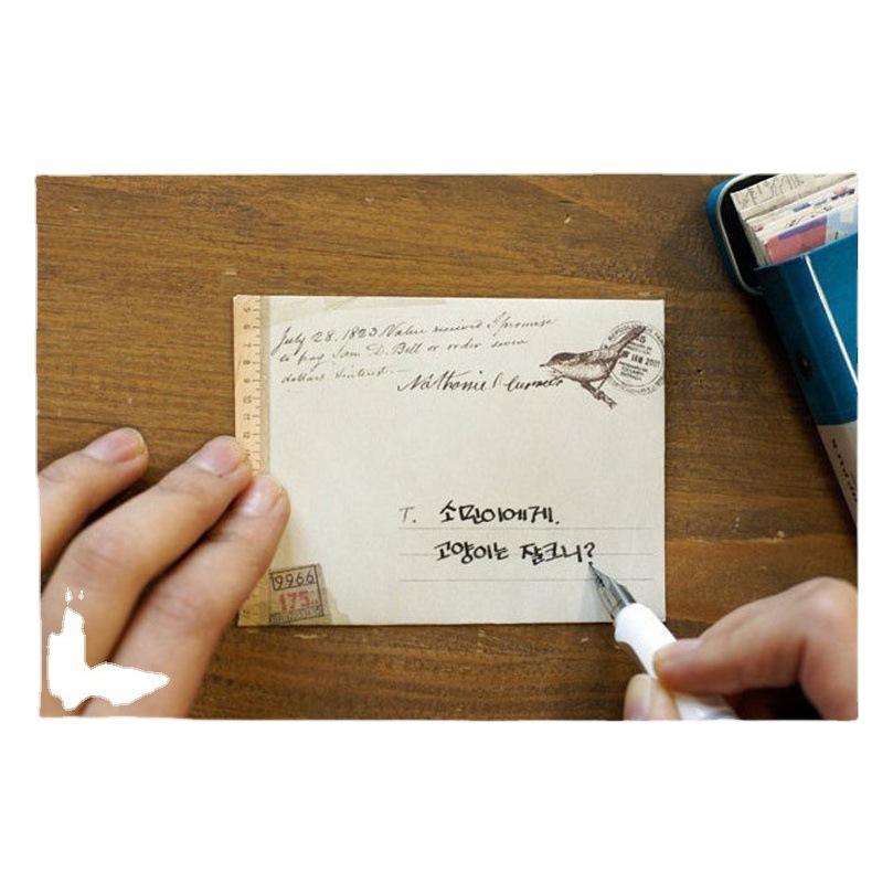 Spot envelope creative Chinese style retro Kraft paper Western small envelope wholesale exquisite mini cute simple